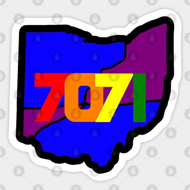 7071 Pride Sticker by 7071